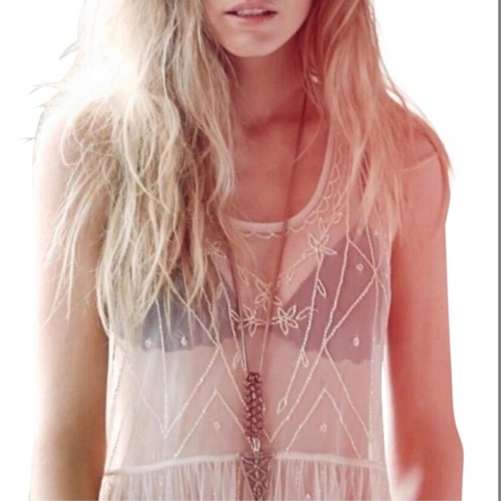 Free people beaded slip